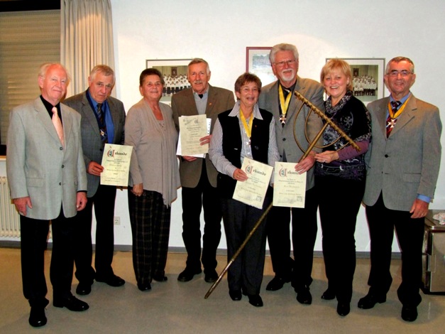 Sängervereinigung Okriftel - Ehrung - am 16.12.2010