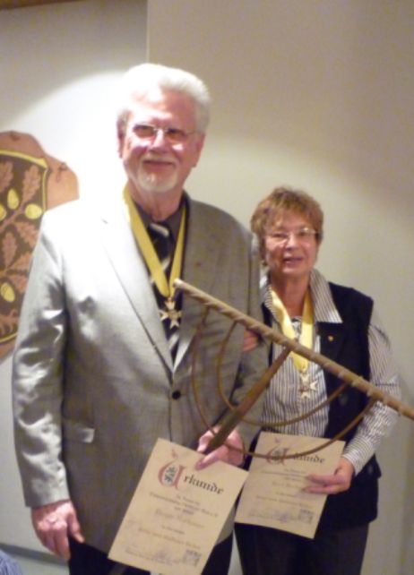 Renate & Karl Hartmann - Ritter vom Goldenen Rechen 2010 der Sängervereinigung Okriftel am 16.12.2010