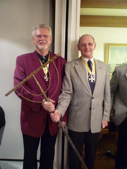 Werner Jung - Ritter vom Goldenen Rechen 2o11 der S&auml;ngervereinigung Okriftel am 16.12.2010