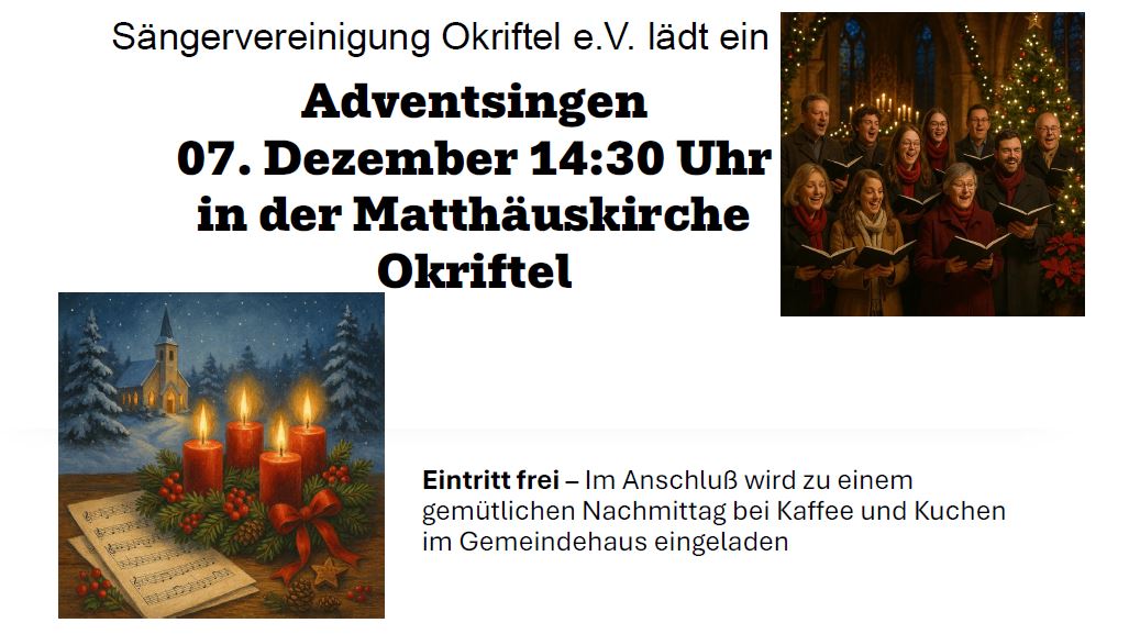 Flyer Adventssingen 2025=